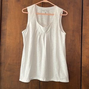 North River Outfitters Sleeveless White Top NWOT